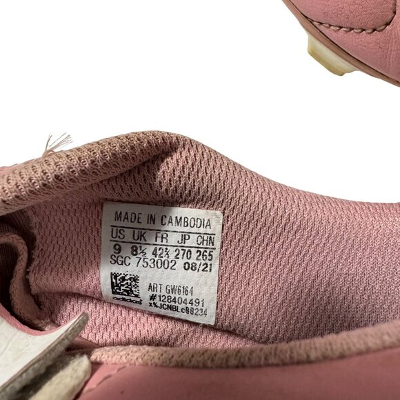 Adidas Womens Pink Soccer Cleats Size 9 - Picture 5 of 6